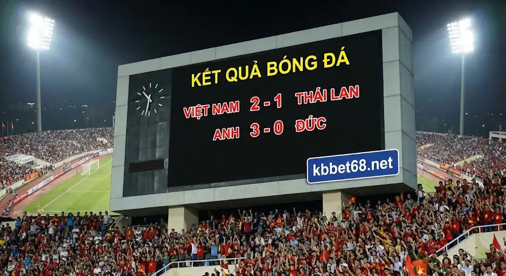 Kết Quả Bóng Đá Hôm Nay 04/06/2026 - Tỷ Số Trực Tuyến KBBET - KBBET